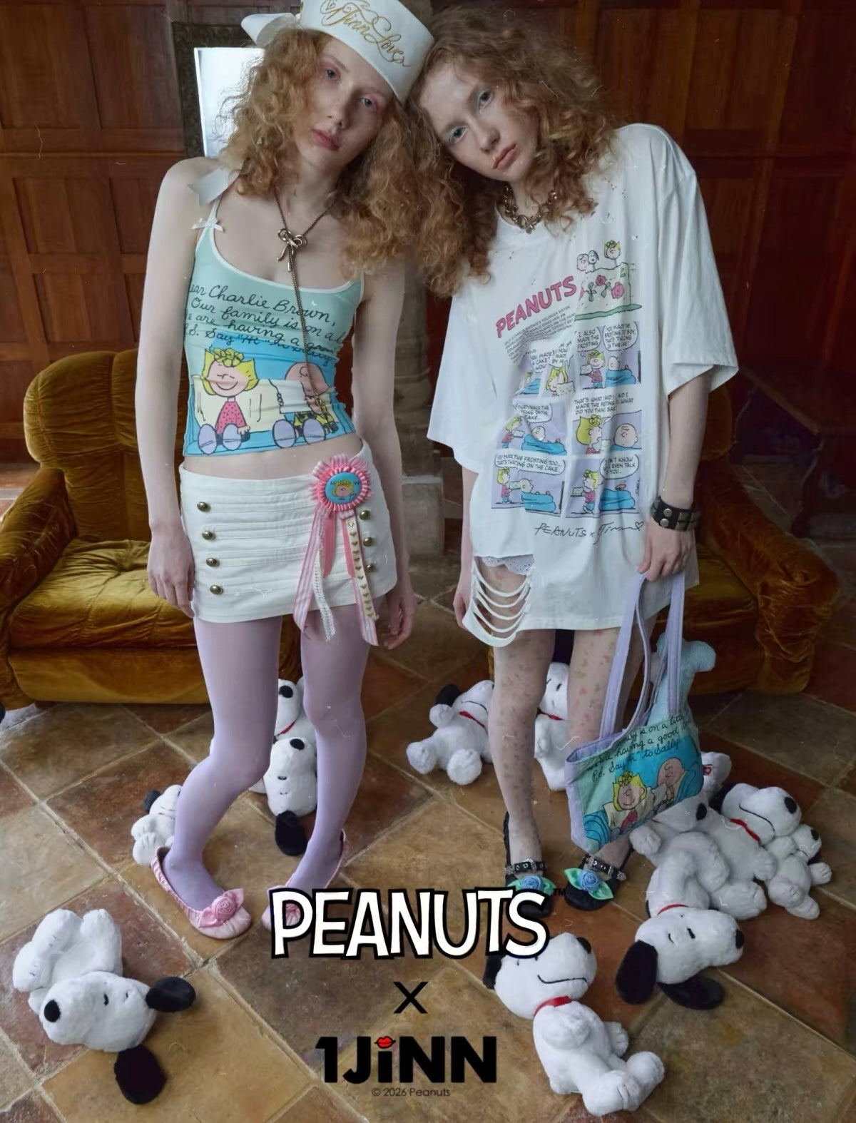 Peanuts Print Tank Top