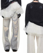 Faded Halo Denim Pants