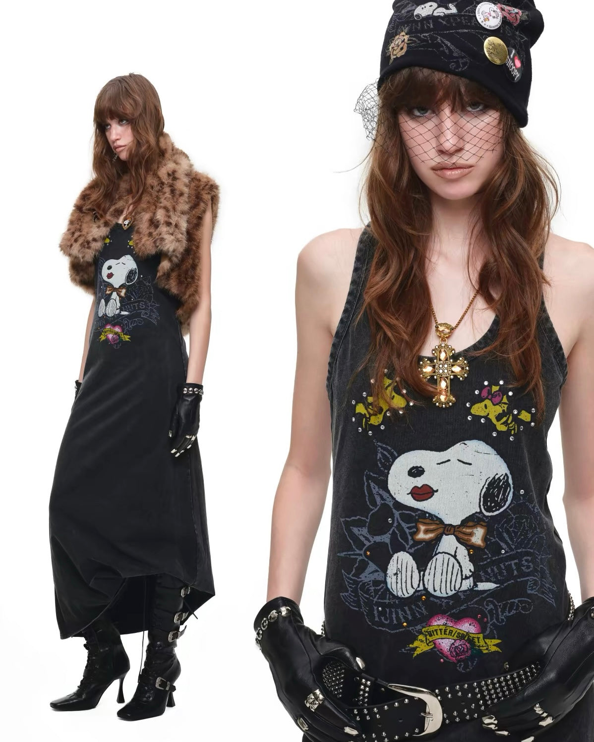 Snoopy Tank Maxi Dress
