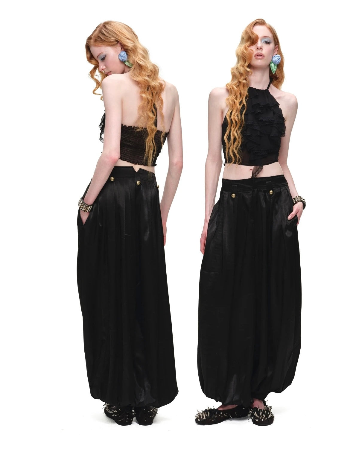 Dreamy Ruffle Halter Top