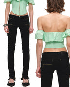 Riot Zip Skinny Pants