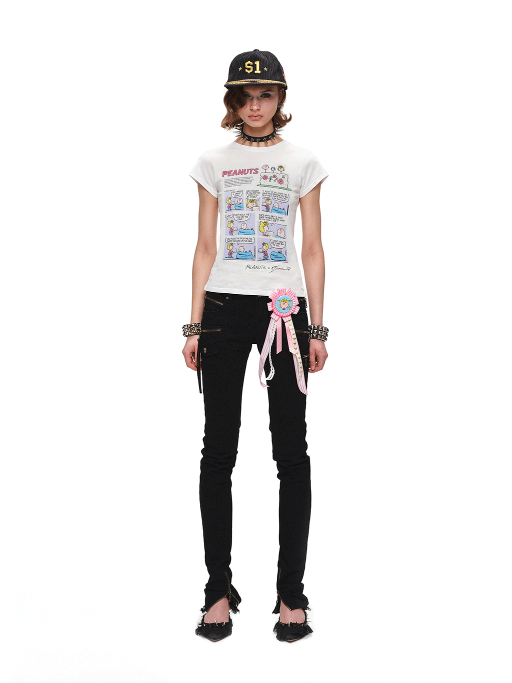 Peanuts Print Short Sleeve Tee