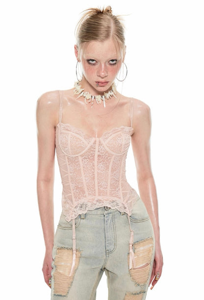 Romantic Lace Corset Top
