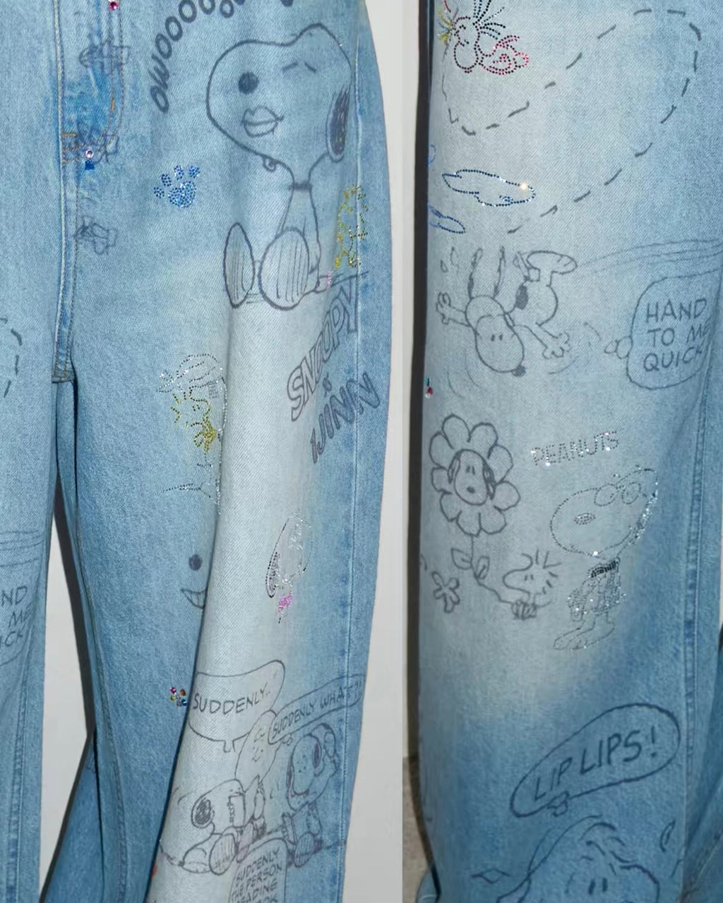 Snoopy Oversized Jeans