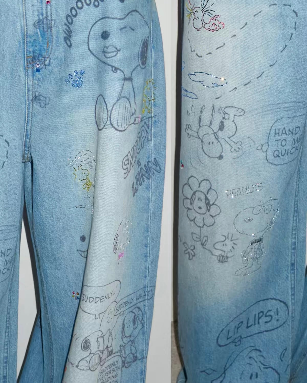 Snoopy Oversized Jeans