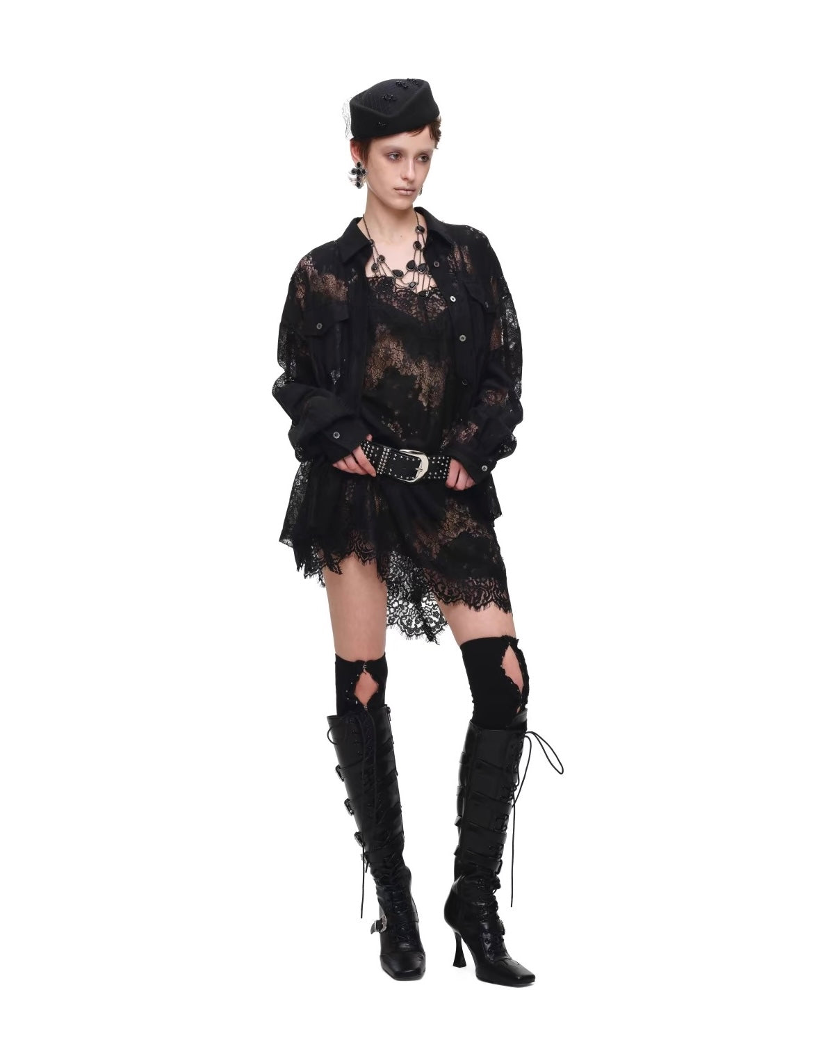 Wraith Lace Corset Shirt