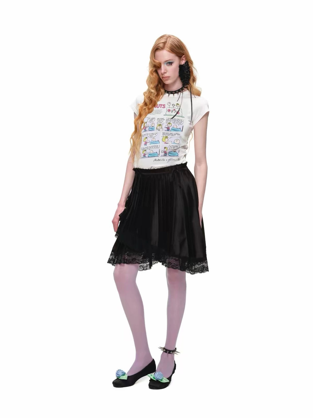 Peanuts Print Short Sleeve Tee