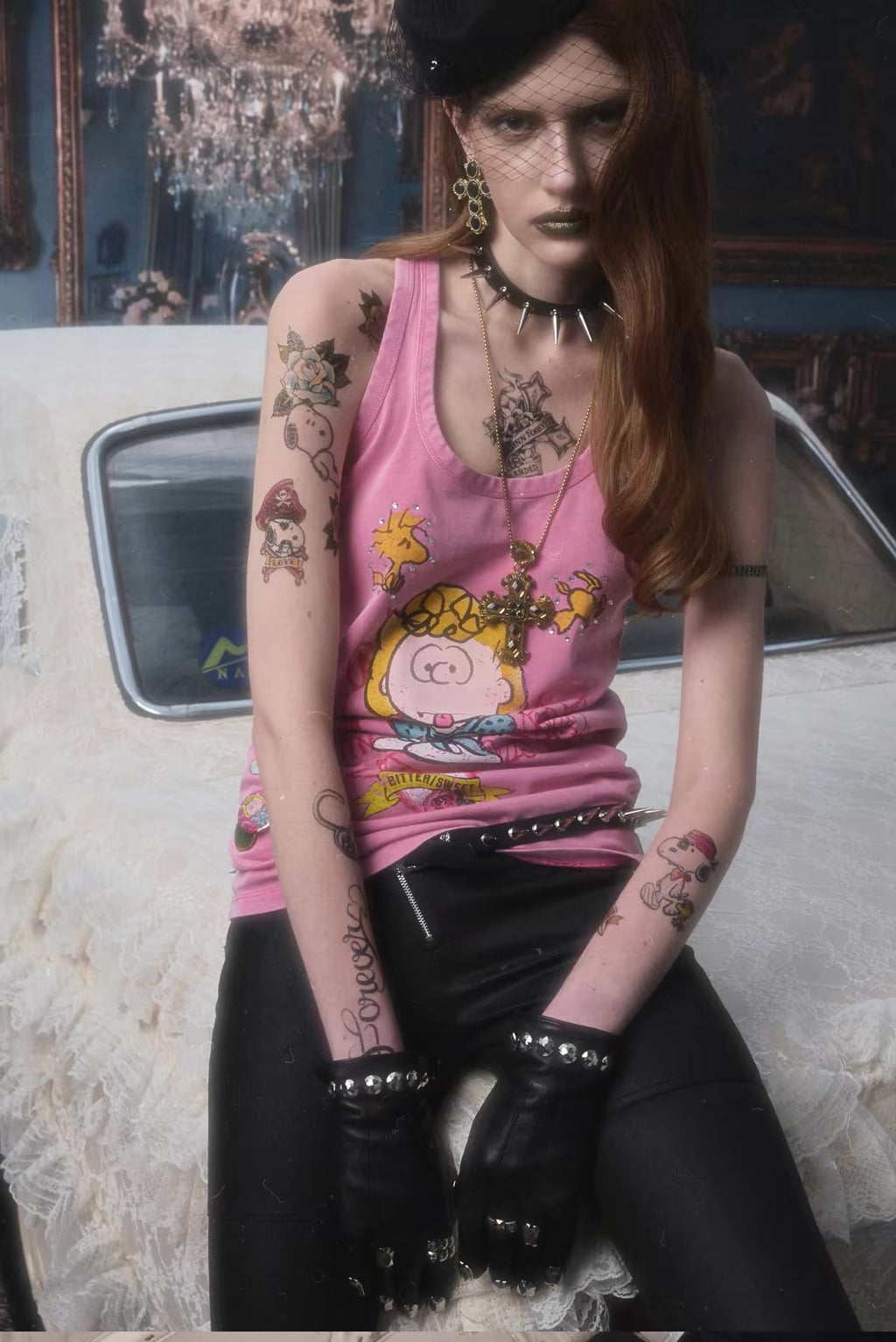 Peanuts x 1JINN Sally Tattoo Tank Top