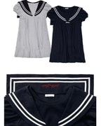Dark Academy Sailor Dress