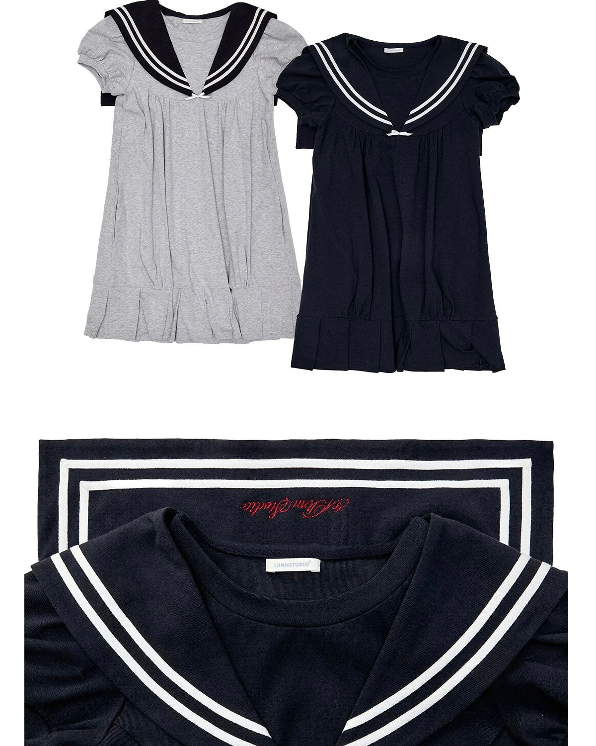 Dark Academy Sailor Dress