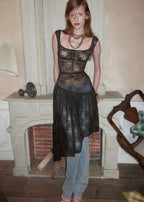 Nocturne Lace Asymmetric Dress