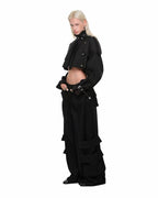 Belted Ultra-Cropped Trench Jacket