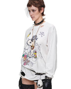 Snoopy Distressed Tattoo Long Sleeve Tee