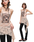 Snoopy Lace Handkerchief Top