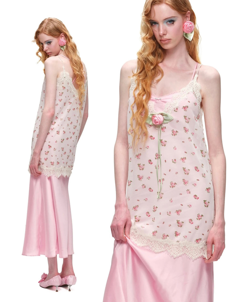 Rosette 2-Piece Layered Maxi