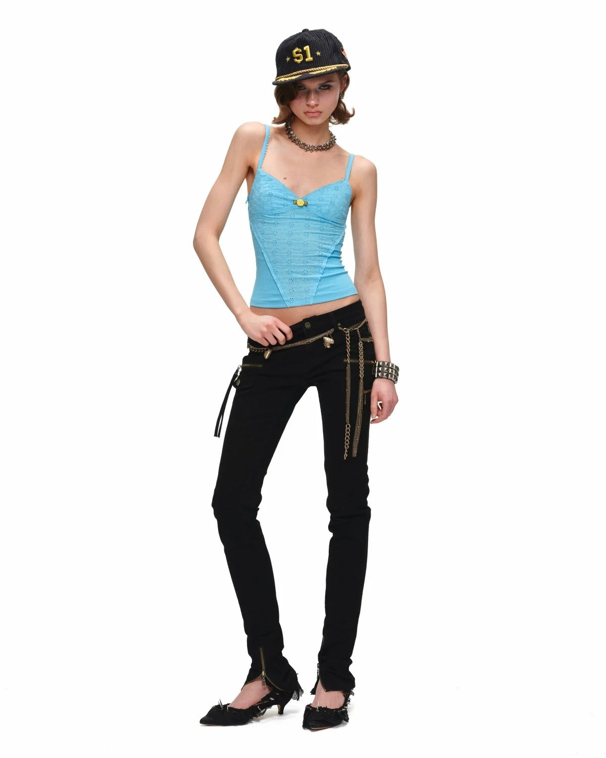 Riot Zip Skinny Pants