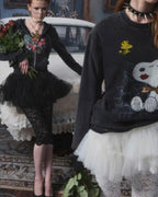 Snoopy Distressed Tattoo Long Sleeve Tee