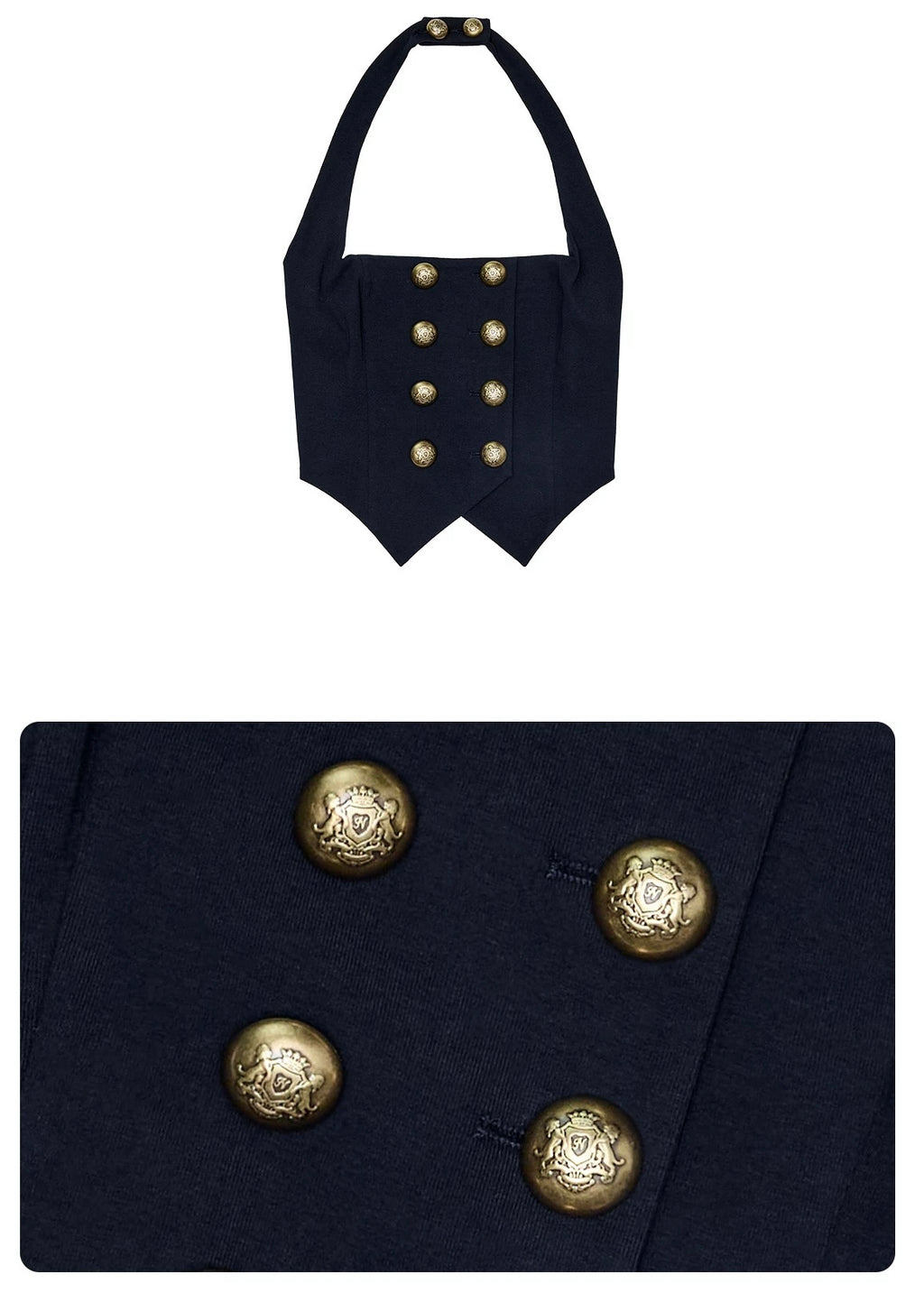 Admiral’s Crop Halter