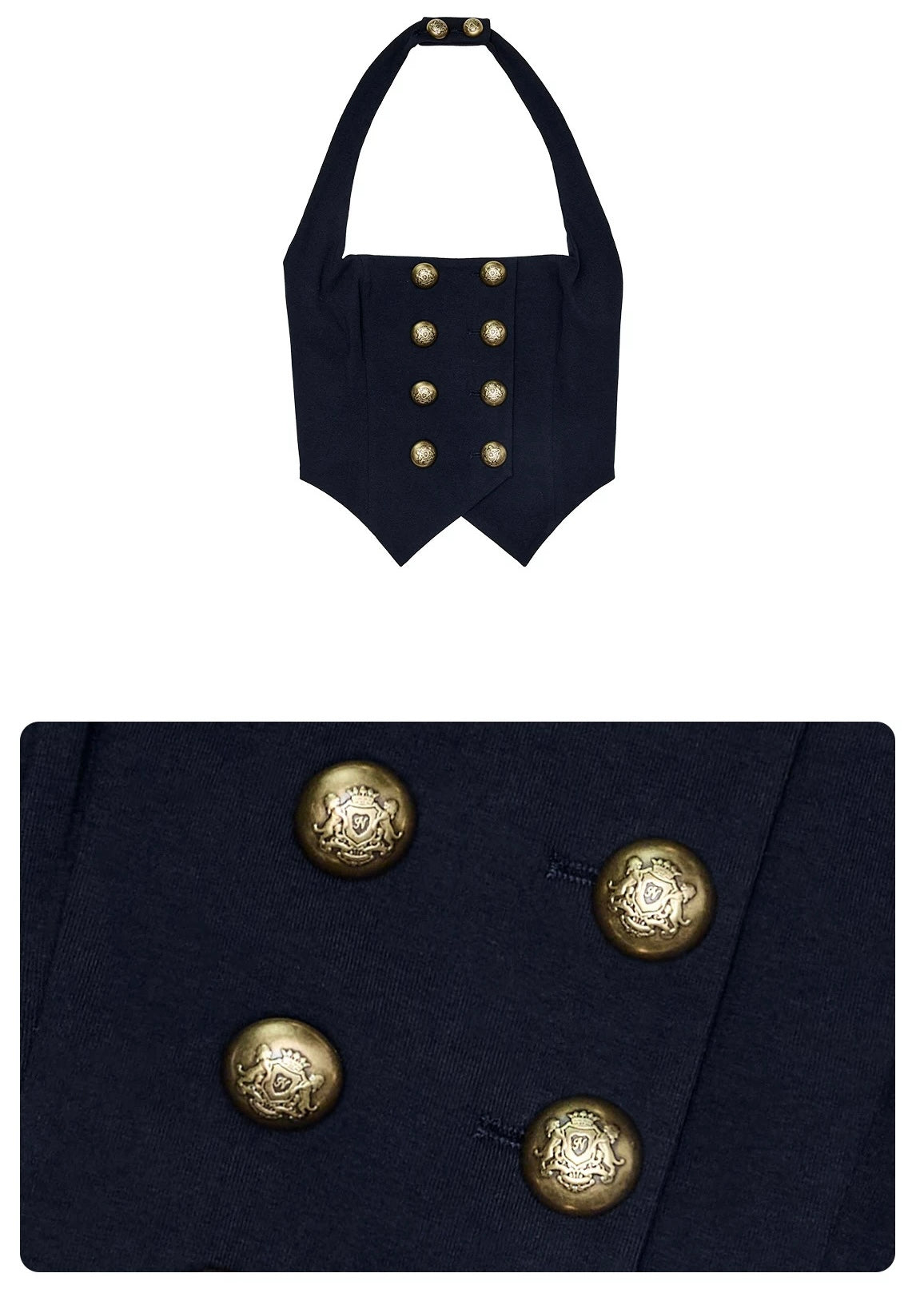 Admiral’s Crop Halter