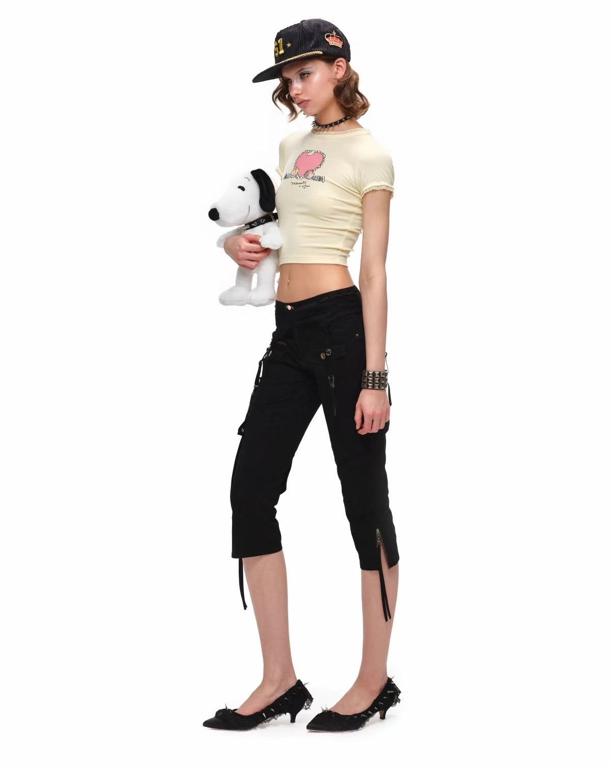 Multi-Pocket Capri Pants