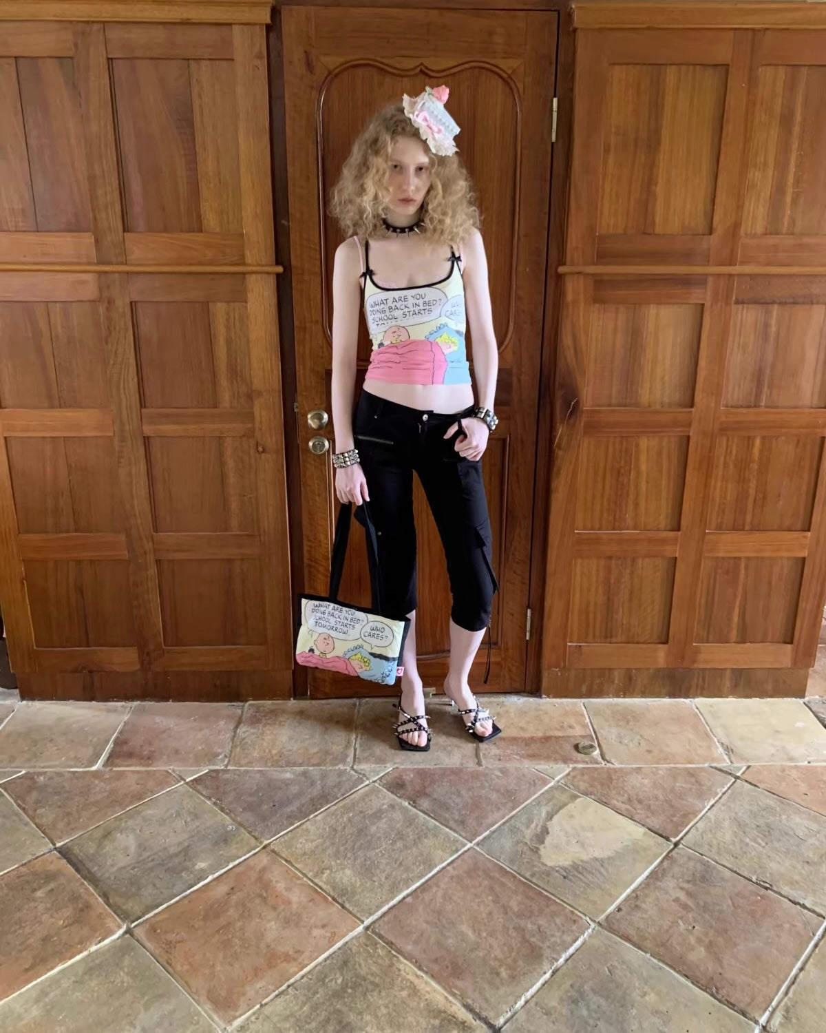 Multi-Pocket Capri Pants