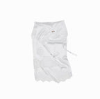 Lace Snoopy White Midi Skirt