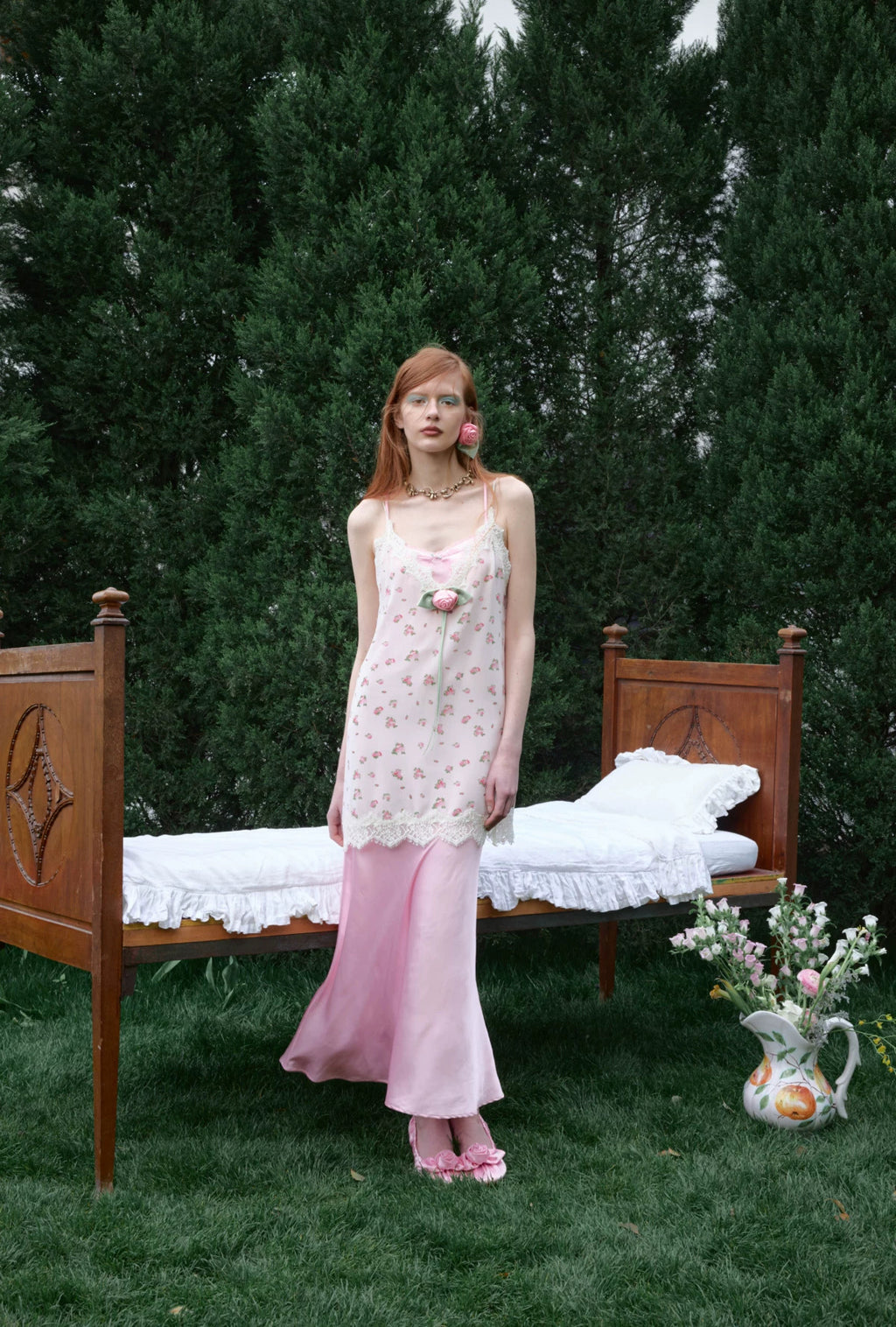 Rosette 2-Piece Layered Maxi