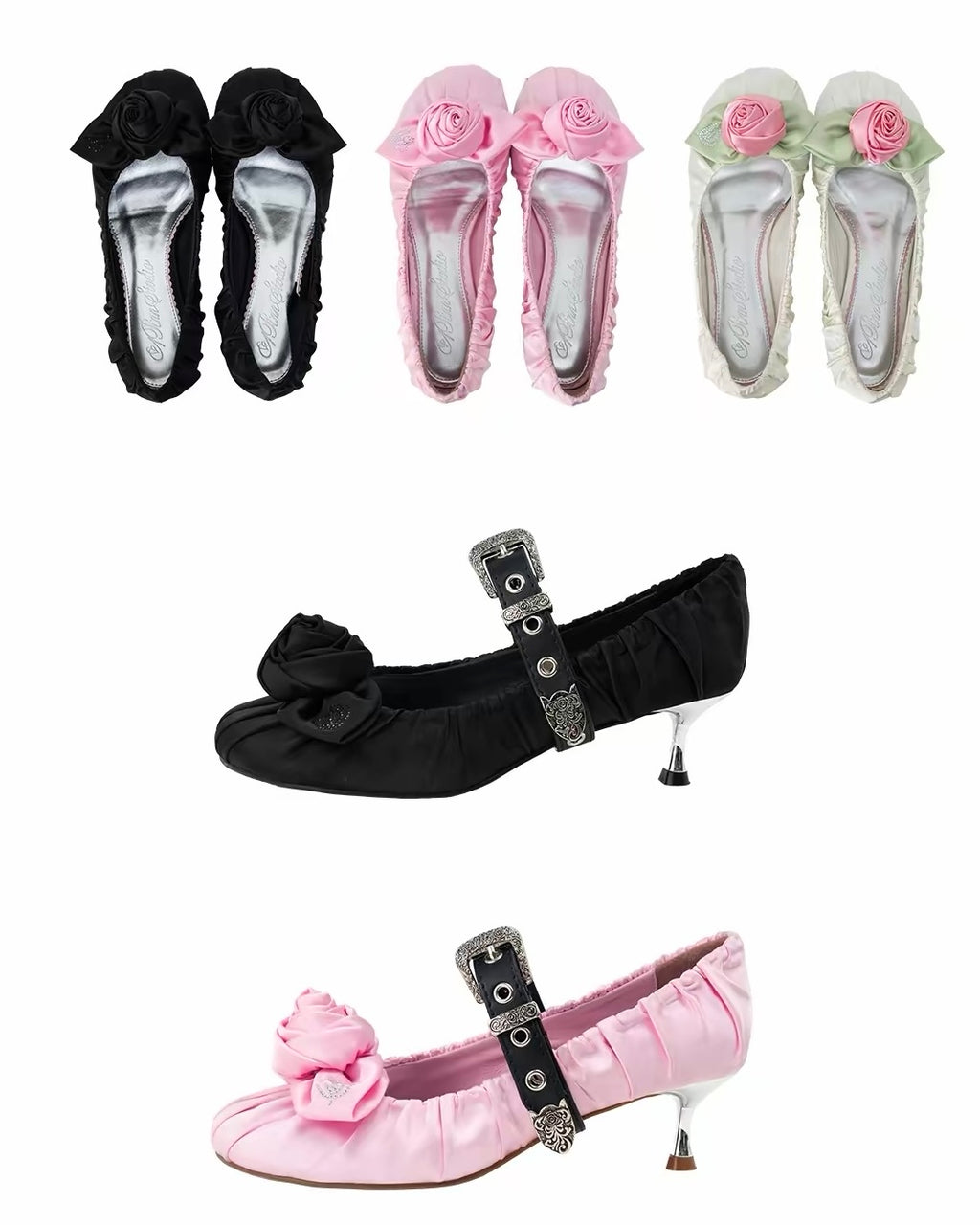 Whimsy Rose Ballet Shoes