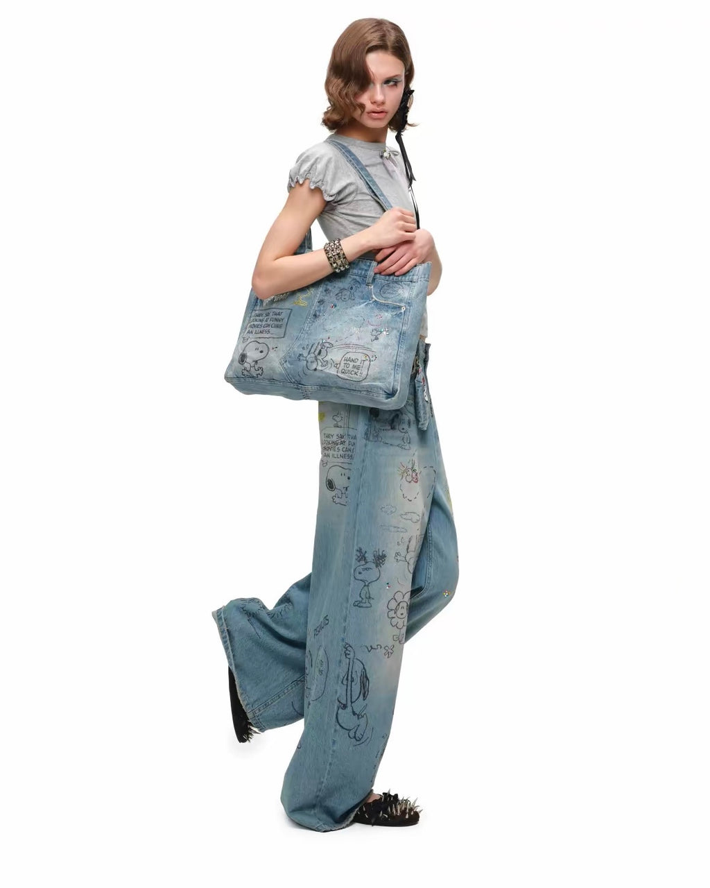 Snoopy Oversized Jeans