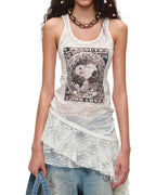 Snoopy Lace Handkerchief Top
