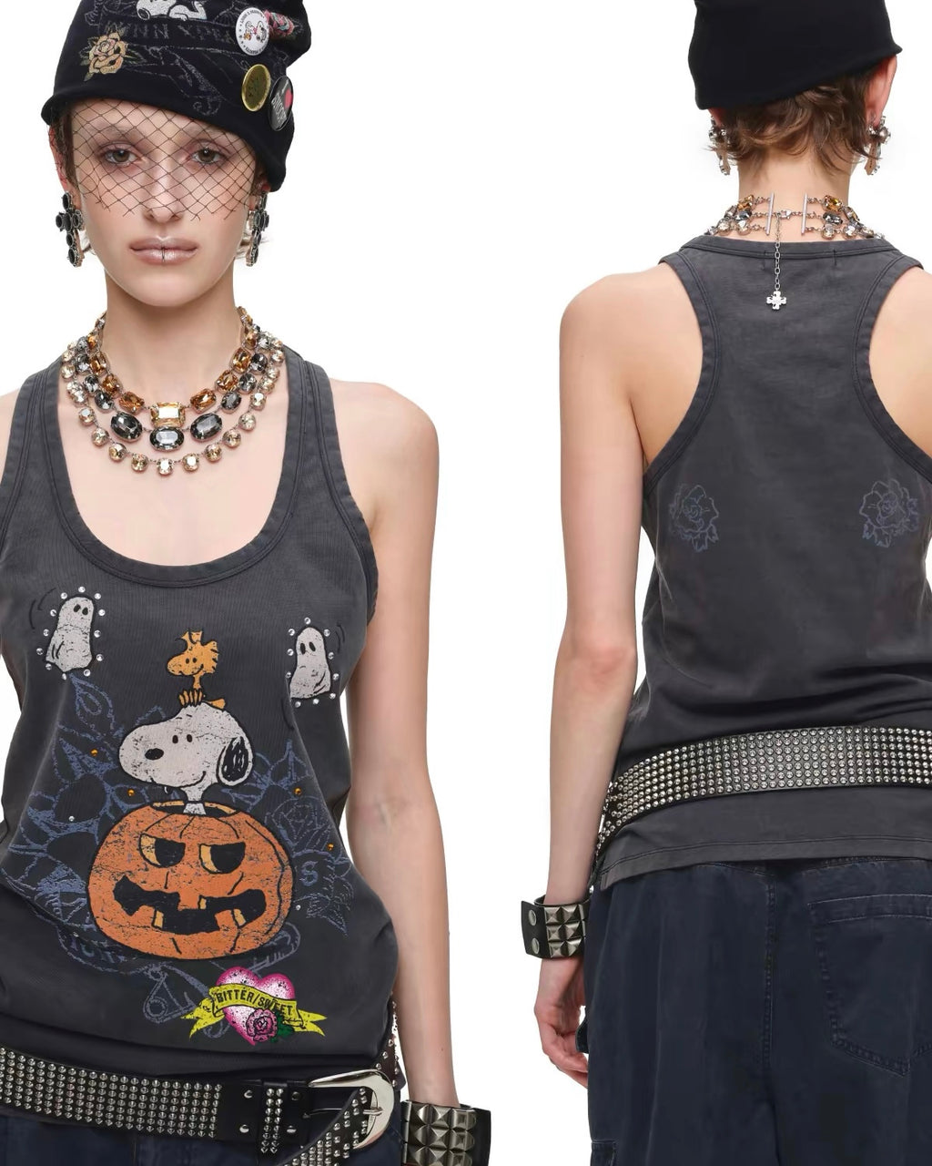 Peanuts x 1JINN Sally Tattoo Tank Top