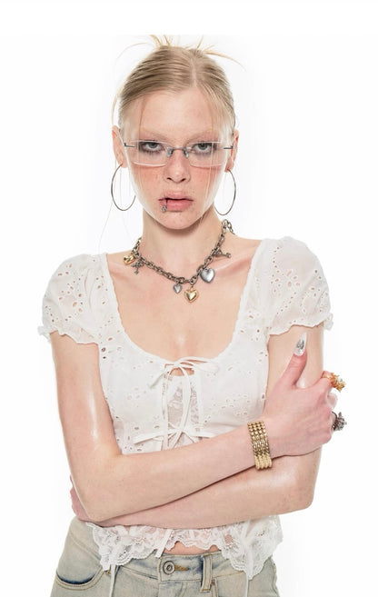 Romantic Lace Corset Top