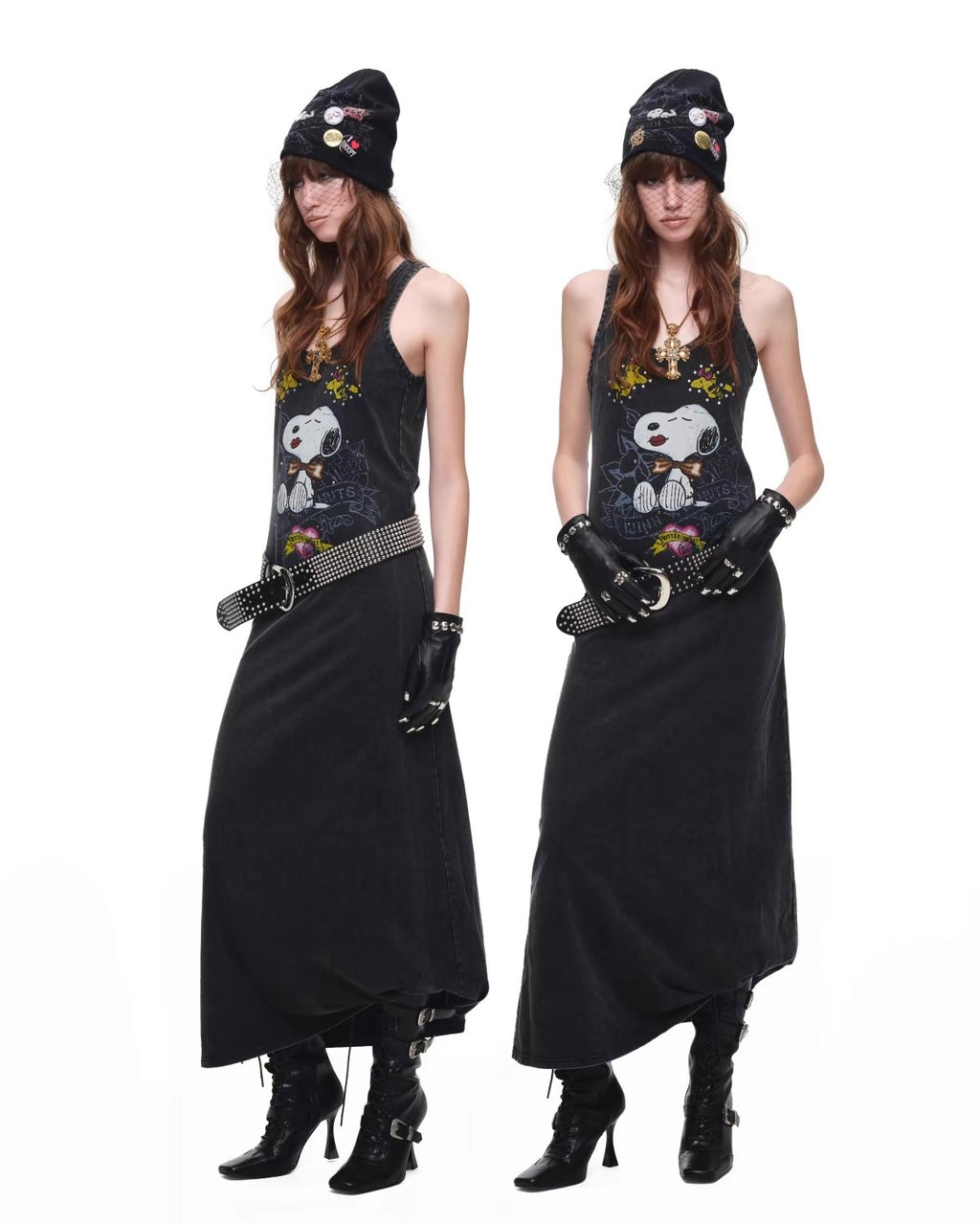 Snoopy Tank Maxi Dress