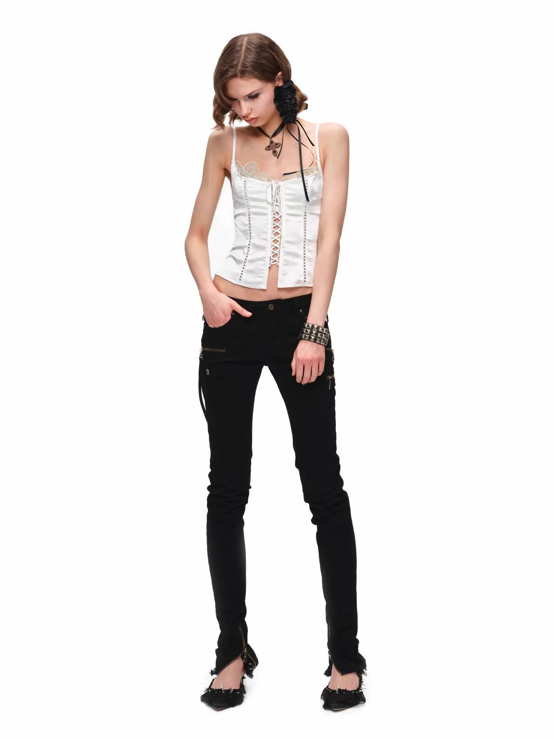 Silk Pixie Corset Top
