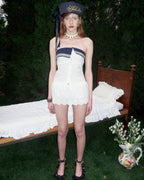 Sailor Button Tube Top