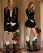 Buttoned Shirt Blazer