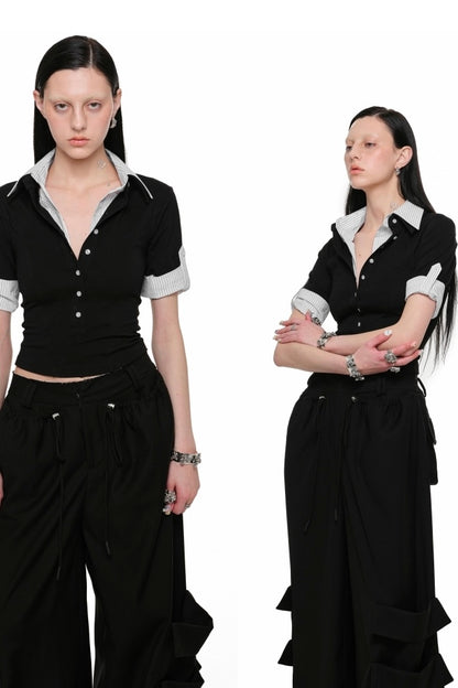 3/4 Buttoned Polo