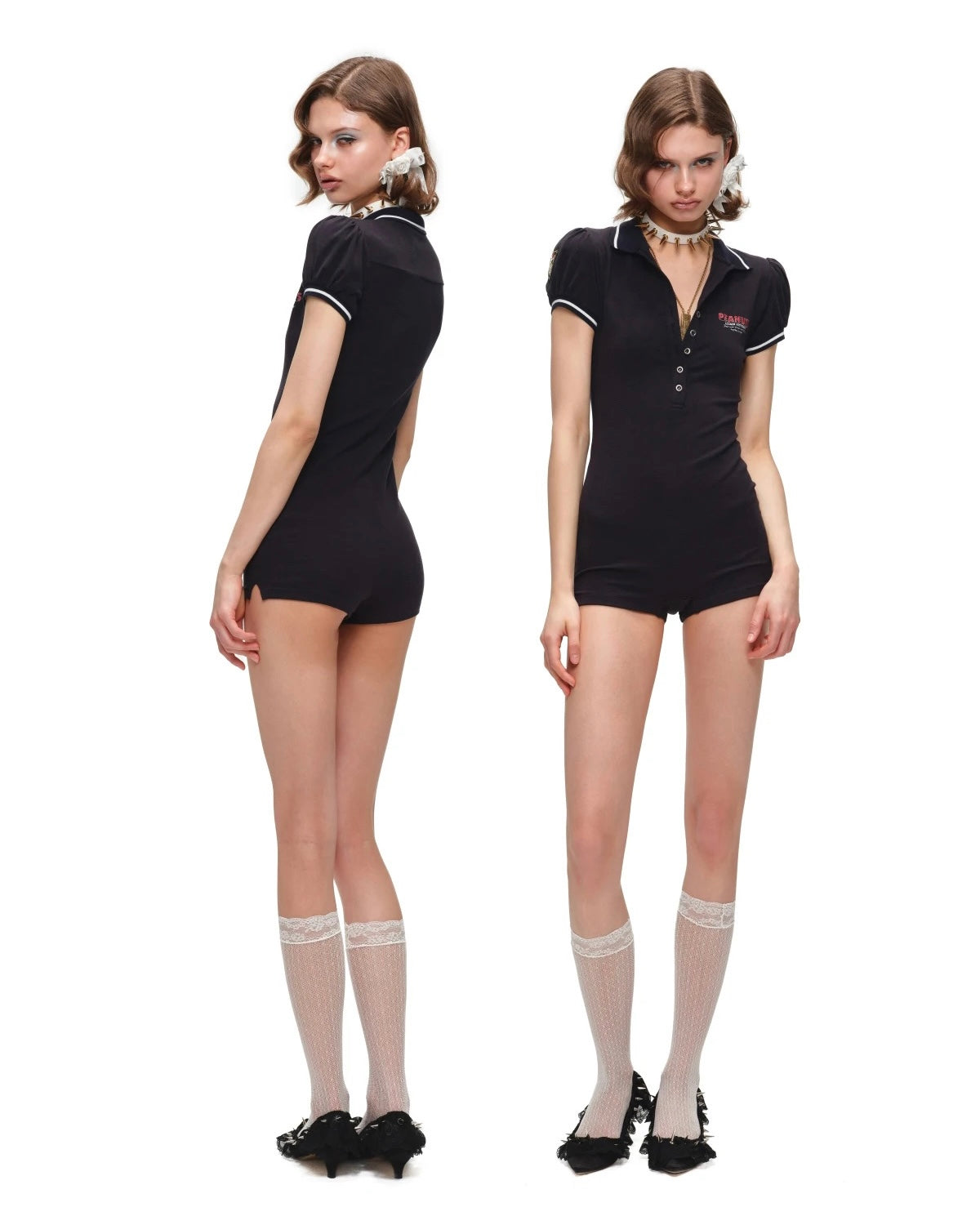 Varsity Polo Playsuit