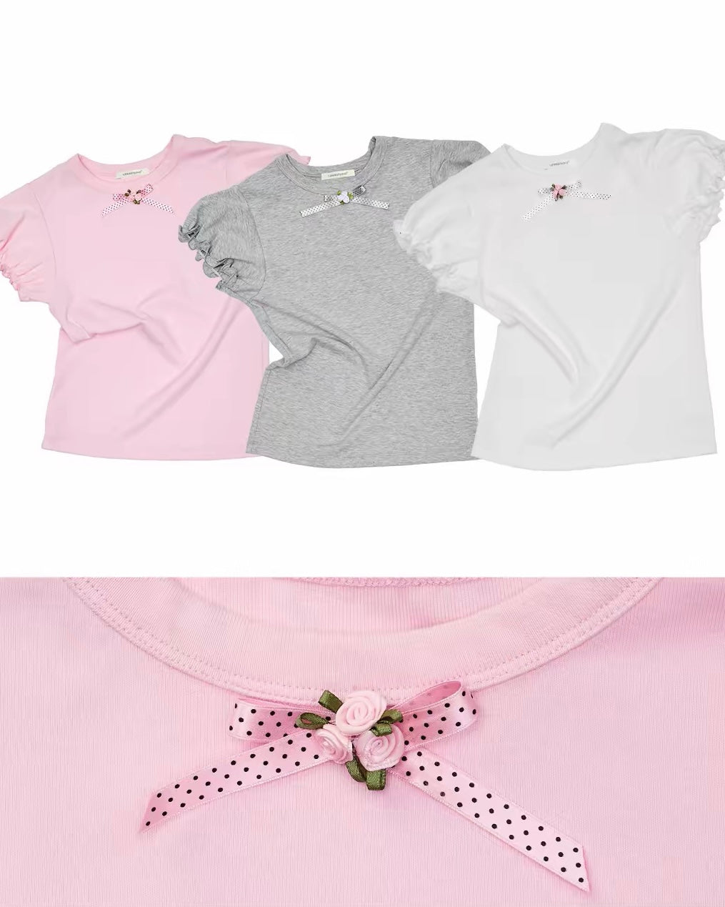 Garden Bow Baby Tee