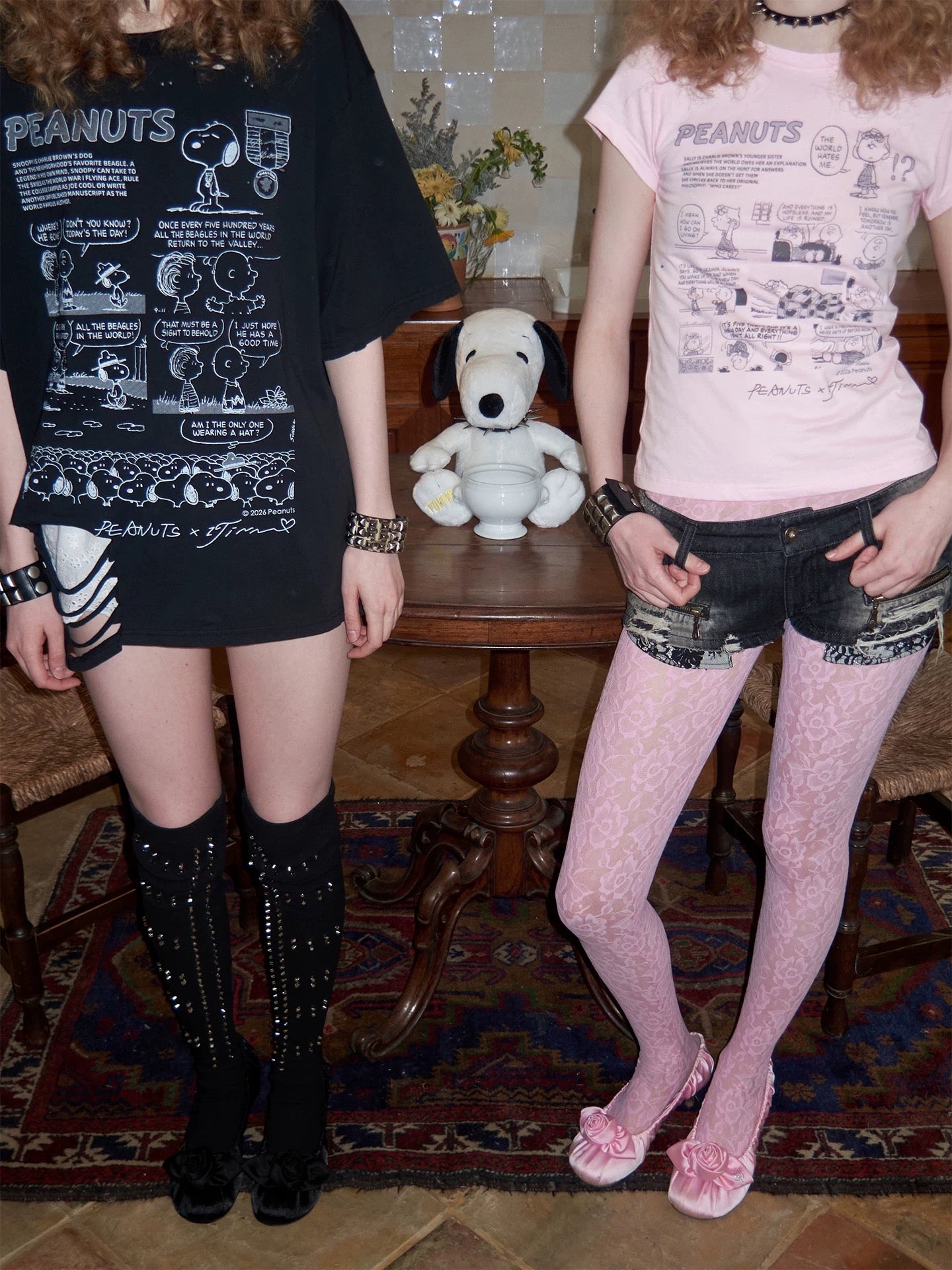 Peanuts Print Short Sleeve Tee