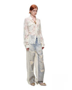 Faded Halo Denim Pants