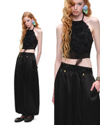 Dreamy Ruffle Halter Top