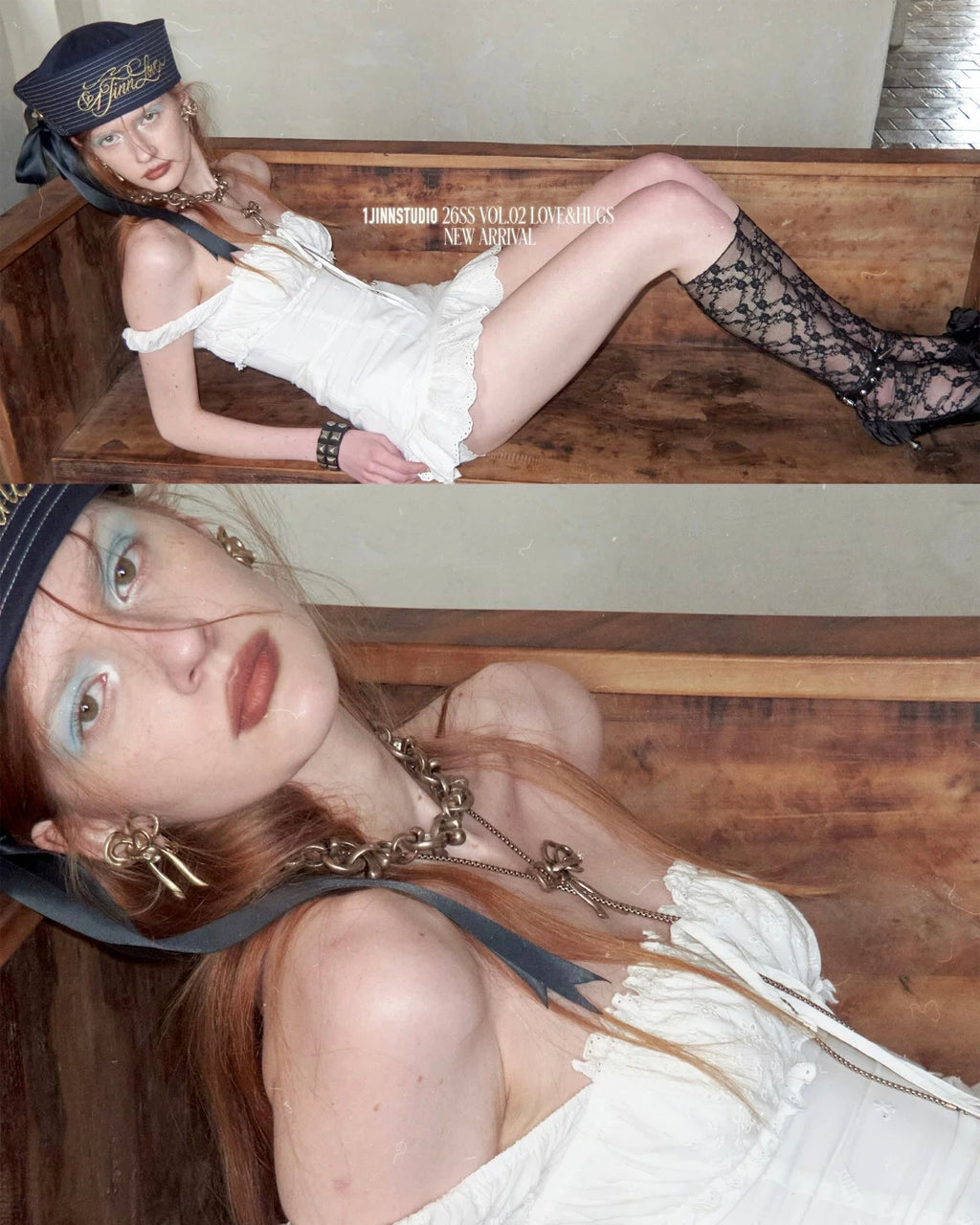 Cotton Eyelet Corset Mini Dress