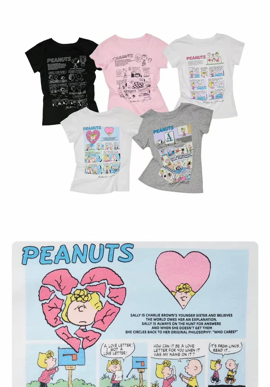 Peanuts Print Short Sleeve Tee