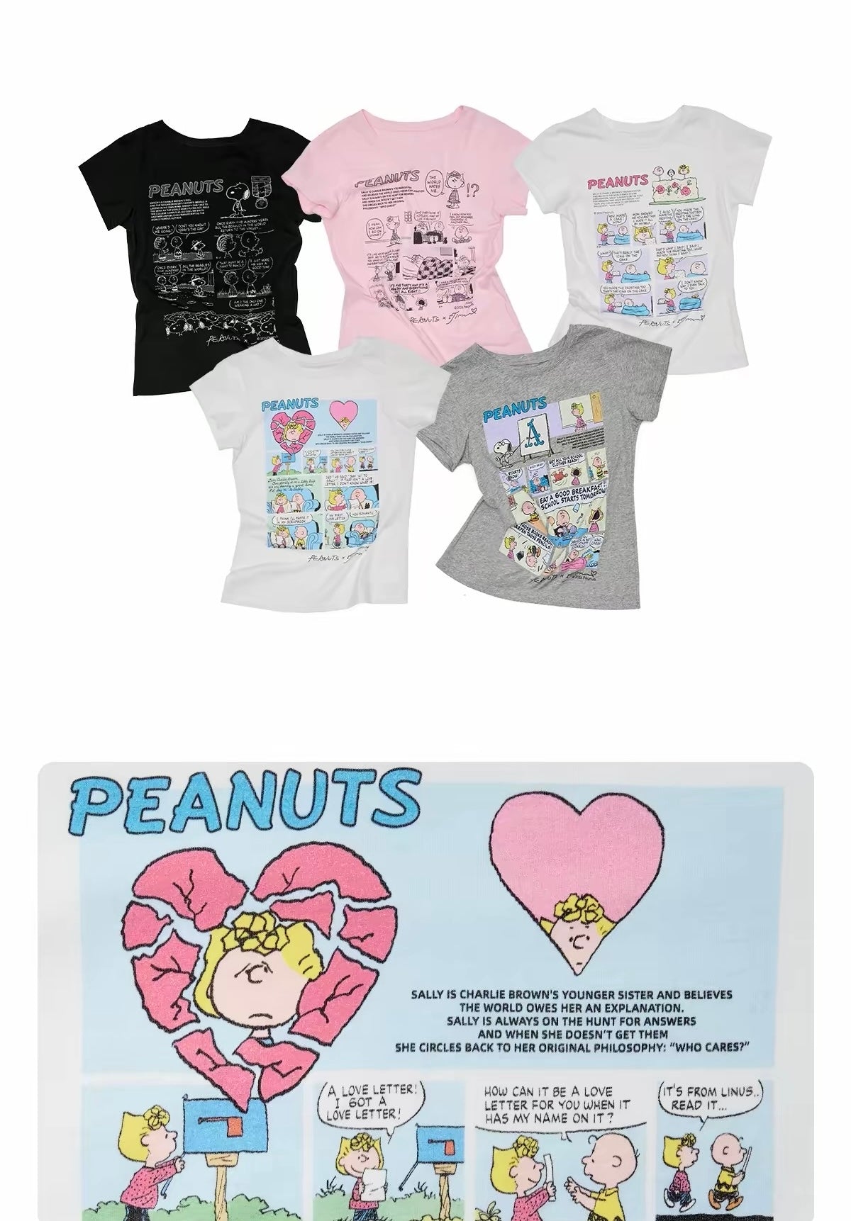 Peanuts Print Short Sleeve Tee