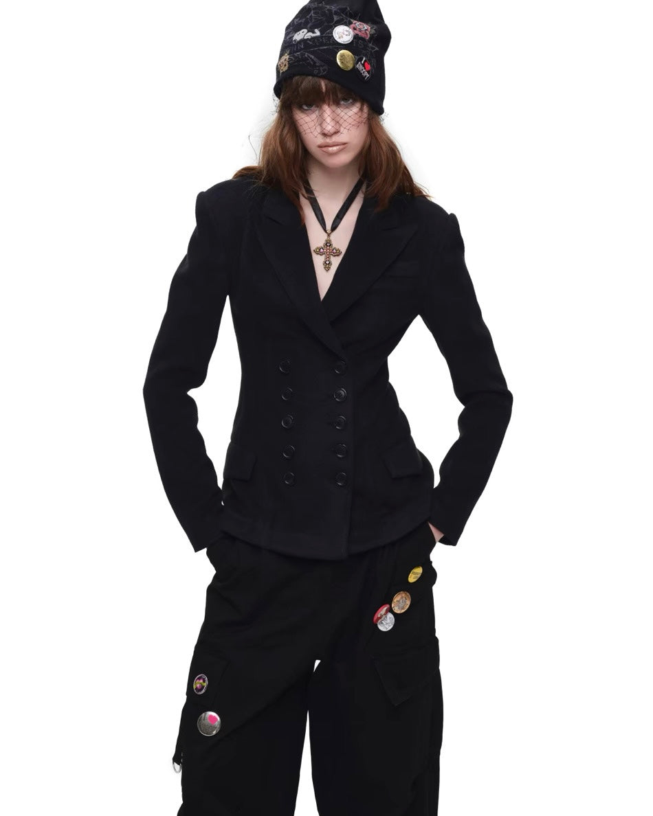 Midnight Confessional Blazer