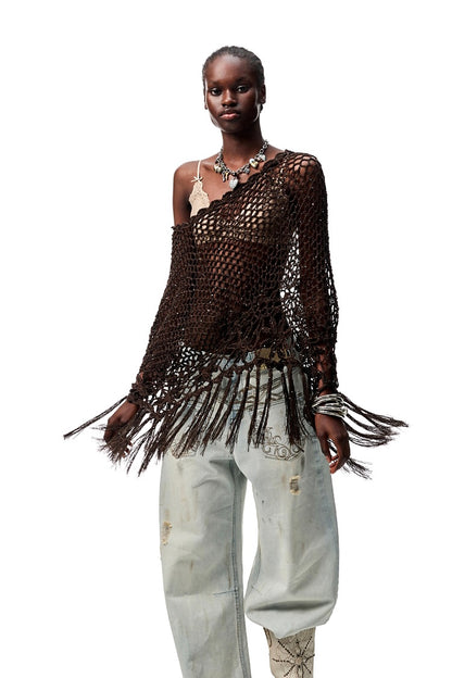 Tide Petals Knitted Dress
