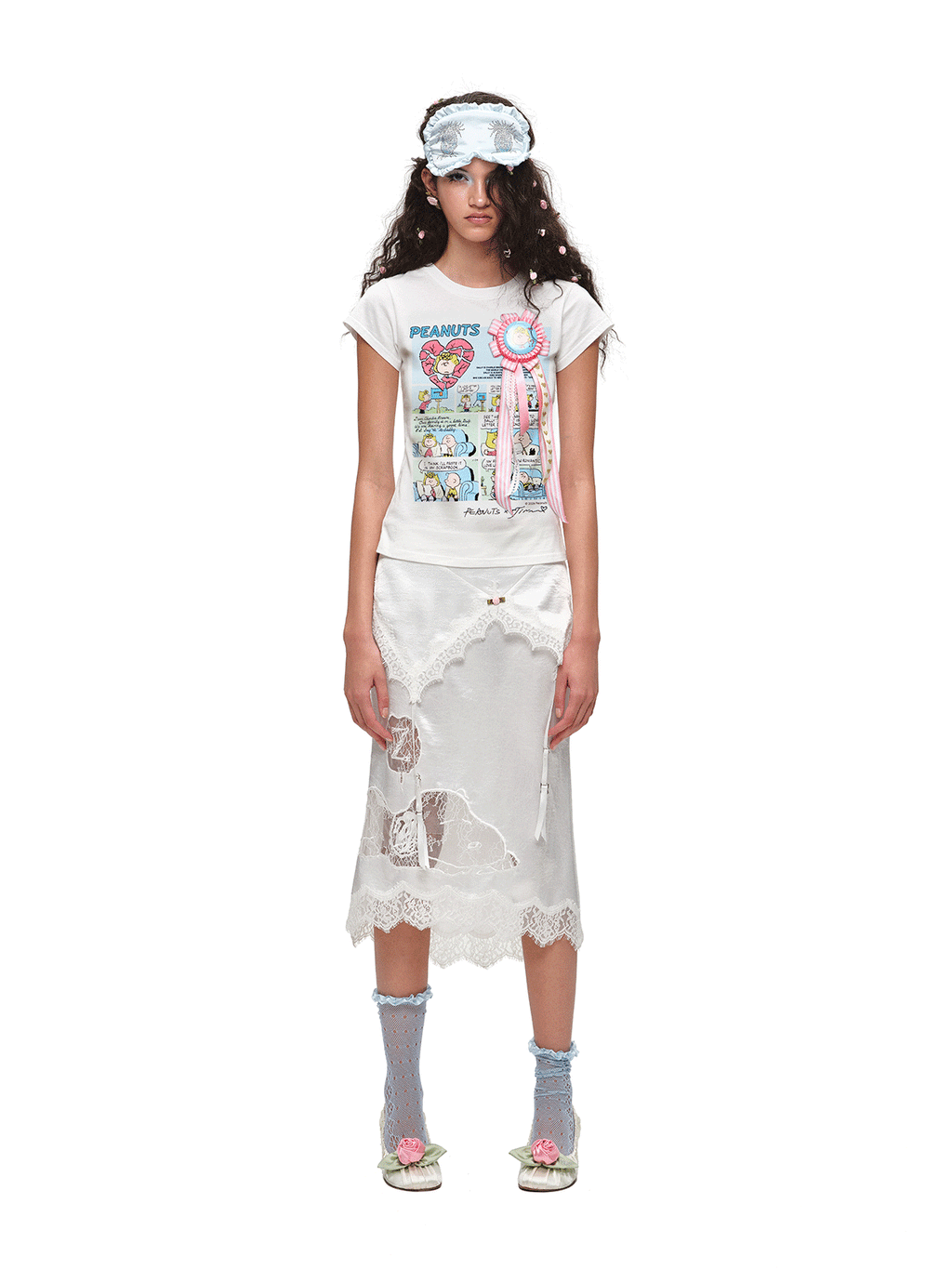 Peanuts Print Short Sleeve Tee