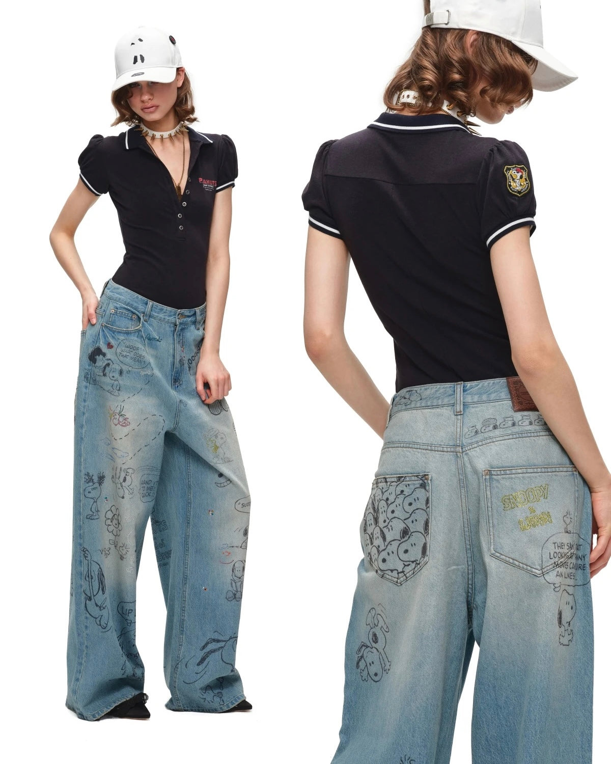 Varsity Polo Playsuit