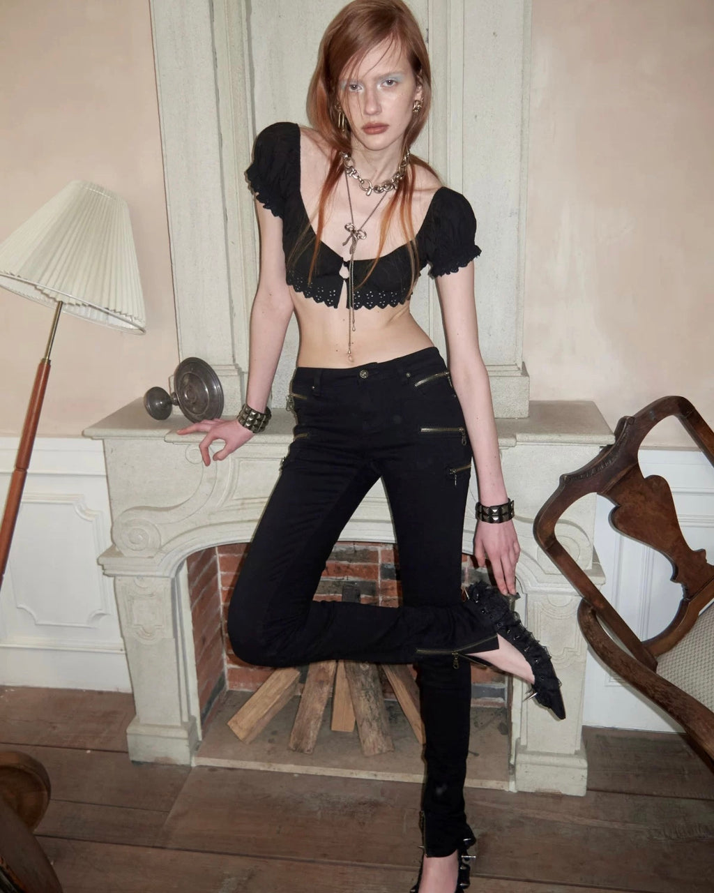 Riot Zip Skinny Pants